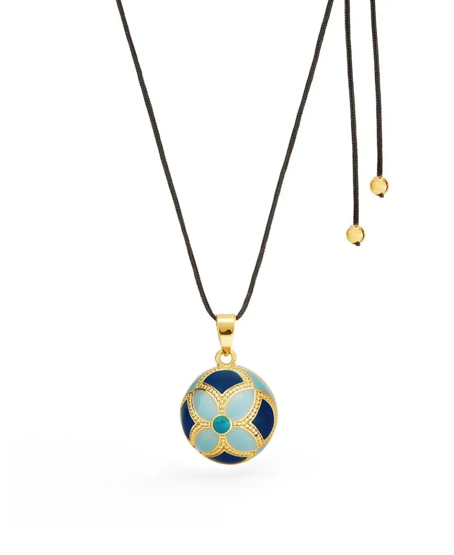 Cache Cœur Bolas De Grossesse | Bolas De Grossesse-Bola de grossesse - Byzance - Email multicolor - Doré Or 18 carats