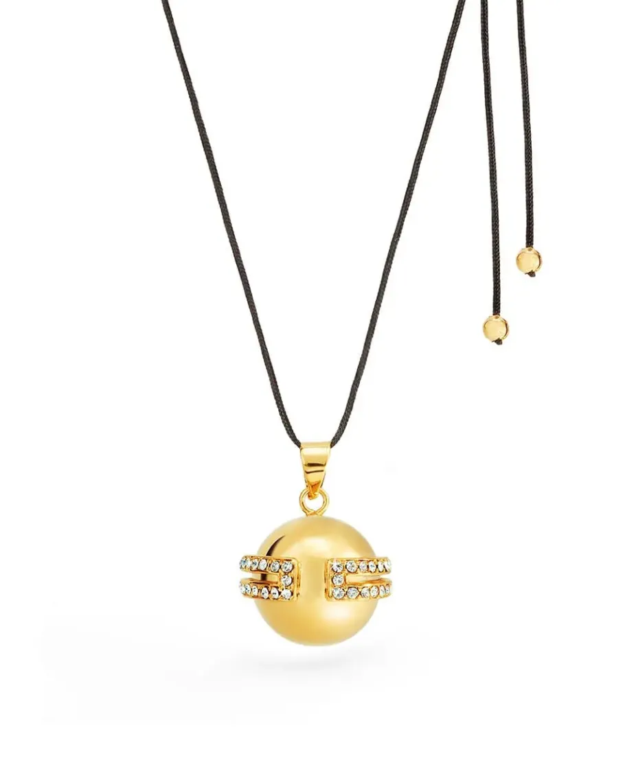 Cache Cœur Bolas De Grossesse | Bolas De Grossesse-Bola de grossesse - Déesse - Doré Or - Cristaux Swarovski