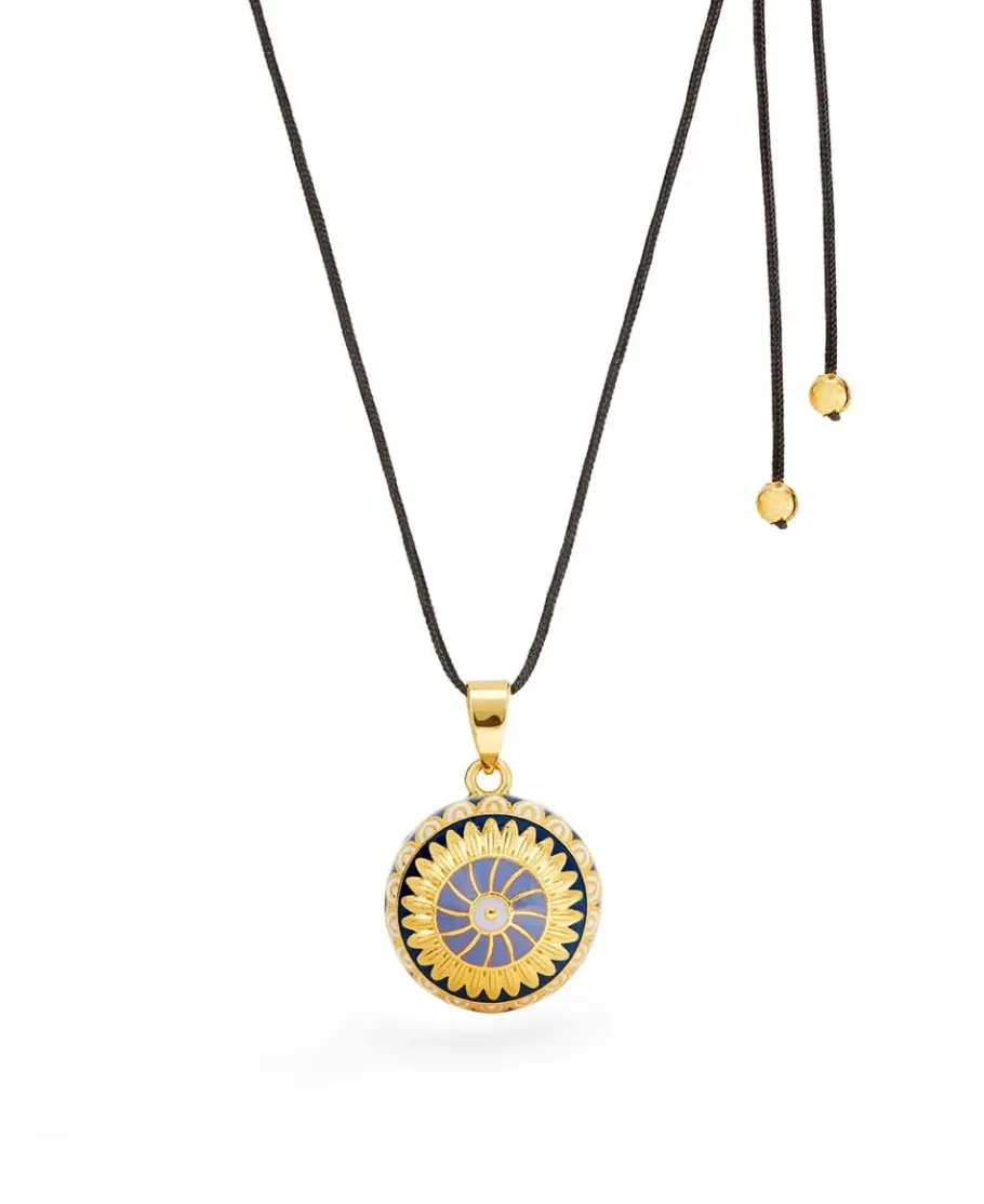 Cache Cœur Bolas De Grossesse | Bolas De Grossesse-Bola de grossesse - Helios - Email multicolor - Doré Or 18 carats