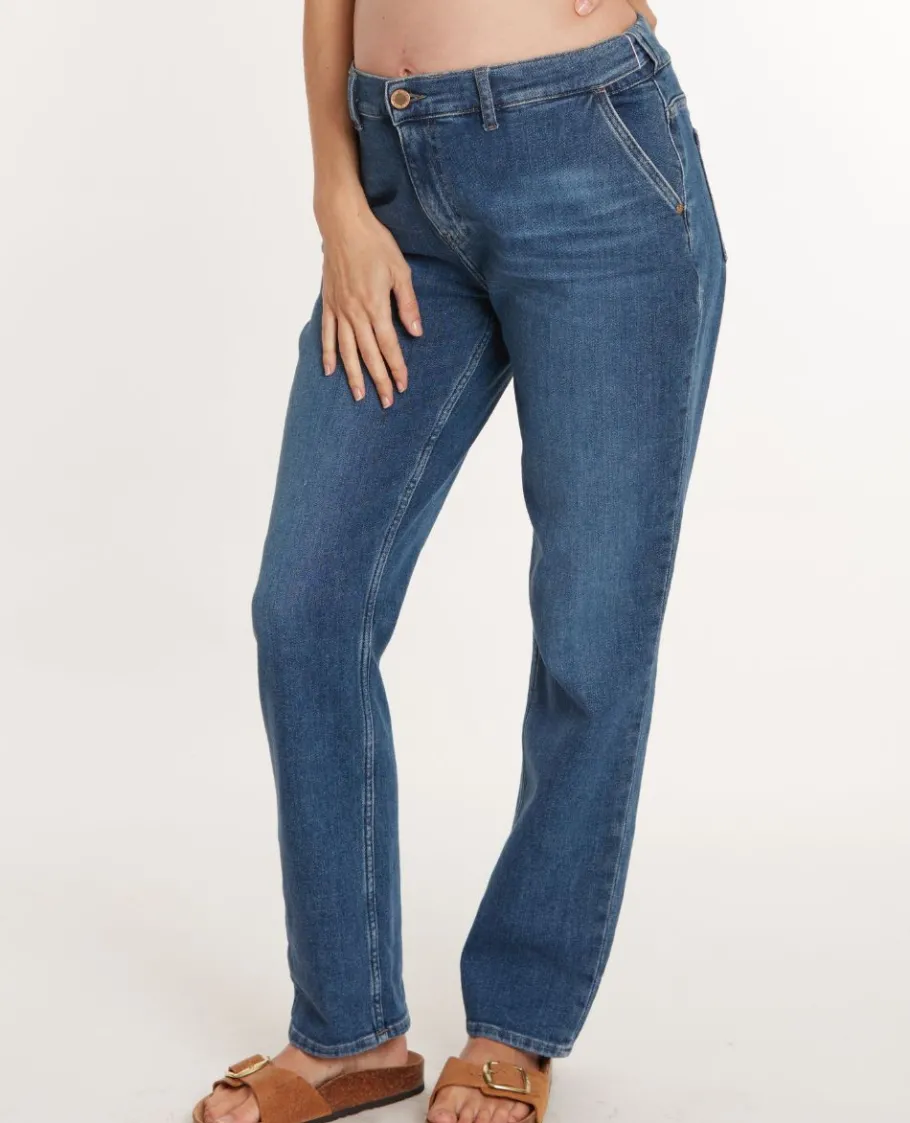 Cache Cœur Pantalons, Jupes & Shorts | Jeans-Jean de grossesse mom fit Carrie mid blue used