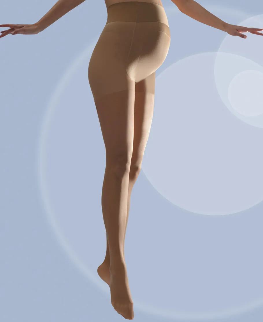 Cache Cœur Collants Et Leggings De Grossesse | Bundles / Pack / Lots-Lot de 3 paires de collants fins (30 deniers) - Activ' Light beige