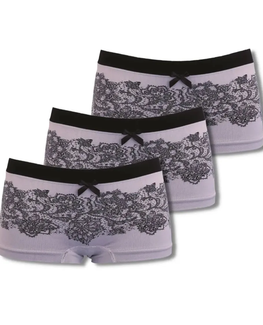 Cache Cœur Bundles / Pack / Lots | Bundles / Pack / Lots-Lot de 3 Shorty de grossesse Illusion Dentelle vintage