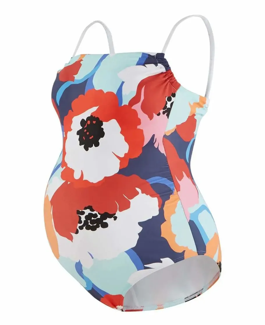 Cache Cœur Maillots De Bain De Grossesse | Maillots De Bain Allaitement-Maillot de bain de grossesse Poppy multicolor