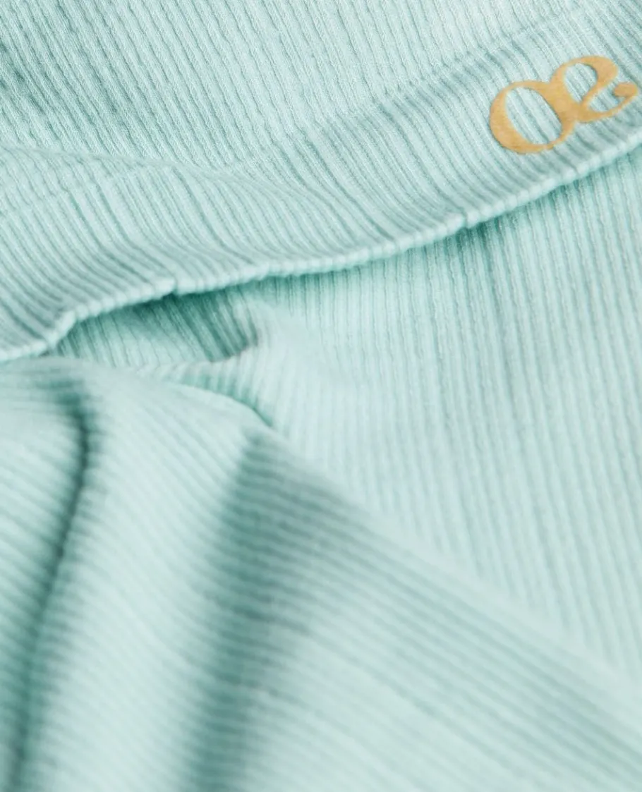 Cache Cœur Culottes De Grossesse | Culottes Et Shortys-Slip taille basse de maternité Zoé vert d'eau