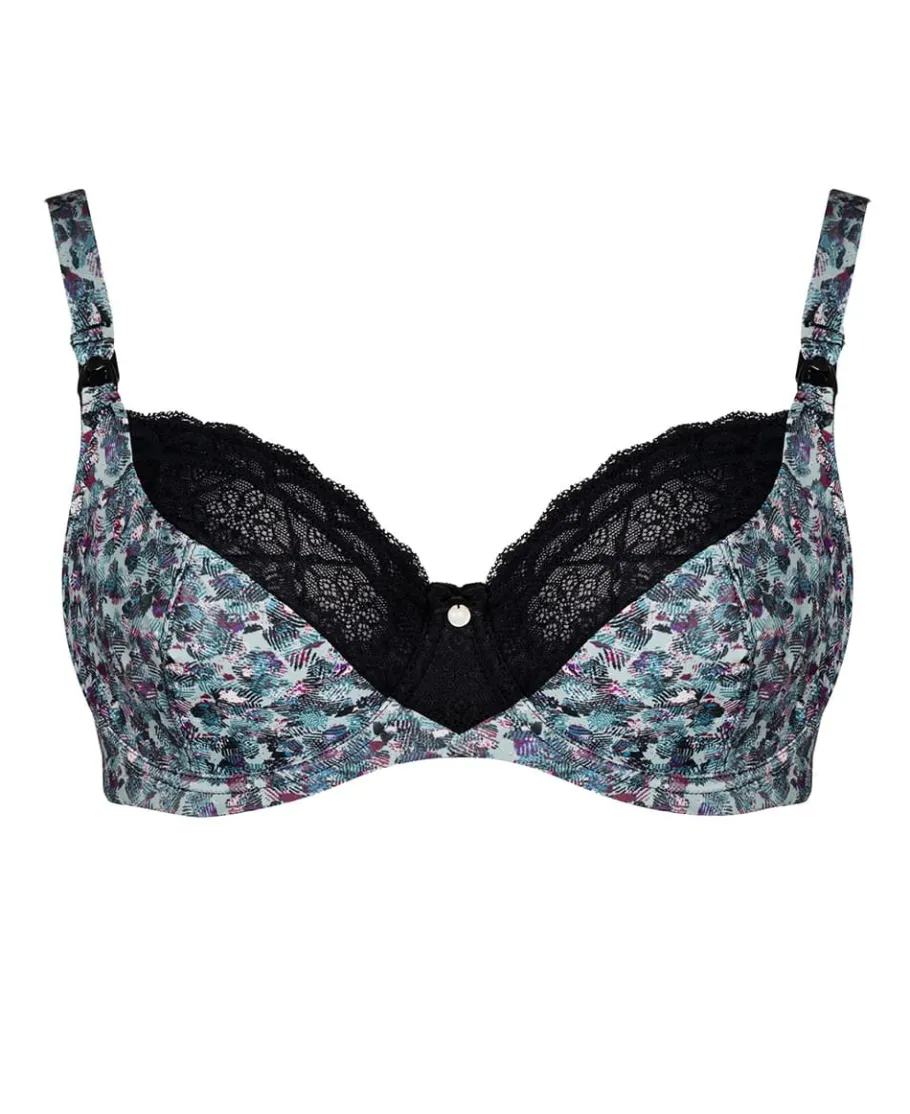 Cache Cœur Soutiens-gorge Avec Armatures | Soutiens-gorge Avec Armature-Soutien-gorge de grossesse et d'allaitement Agatha multicolor