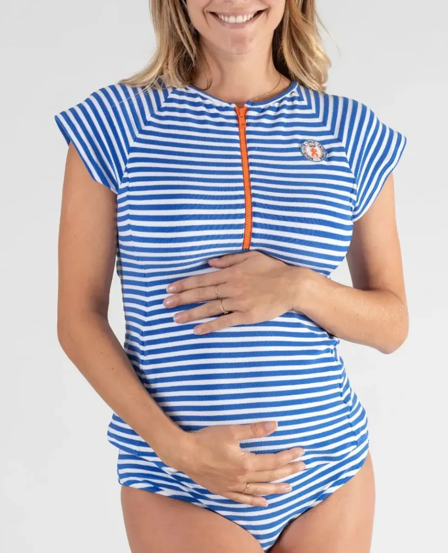 Cache Cœur Maillots De Bain De Grossesse | Maillots De Bain Allaitement-Tankini de maternité Belle Ile multicolor